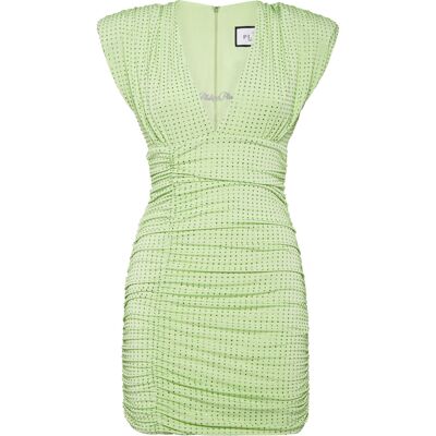 Philipp Plein Minikleid Signature Grün L Philipp Plein Minikleid Signature Grün L