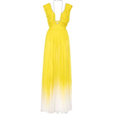 Philipp Plein Kleid Gelb L Philipp Plein Kleid Gelb L