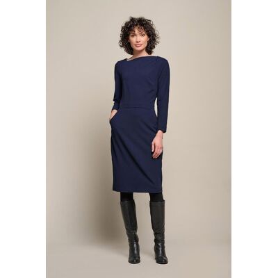 Mart Visser Neuartiges Kleid Marineblau Marine EU 44 / UK 16 Mart Visser Neuartiges Kleid Marineblau Marine EU 44 / UK 16