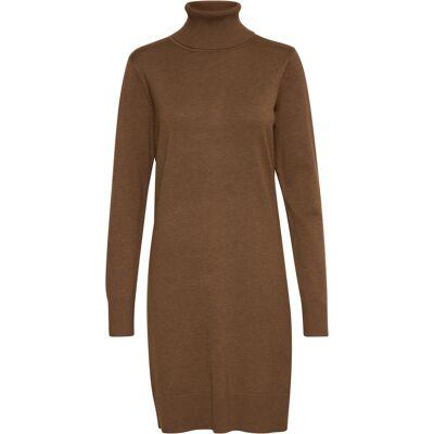 Saint Tropez Kleid Gerade Passform brown Braun L Saint Tropez Kleid Gerade Passform brown Braun L
