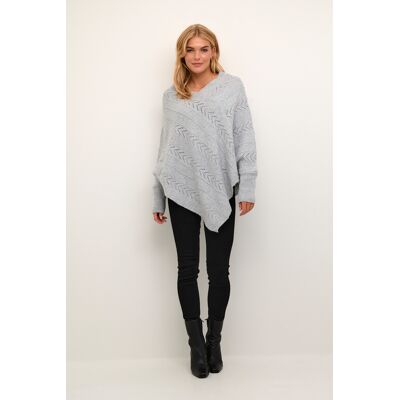 Cream Poncho Loose fit melange Melange Einheitsgröße Cream Poncho Loose fit melange Melange Einheitsgröße