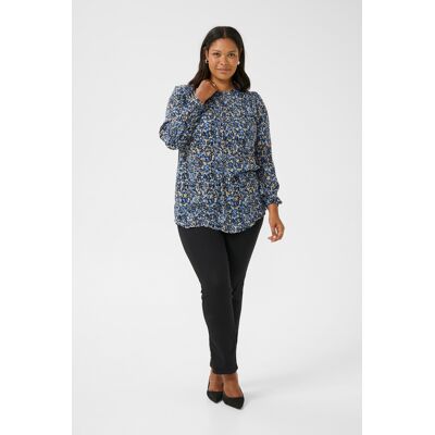 Kaffe Curve Tunika Regular fit floral Blumen EU 52 / UK 24 Kaffe Curve Tunika Regular fit floral Blumen EU 52 / UK 24