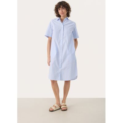Part Two Kleid Baggy fit blue multi Blau-Multi EU 34 / UK 6 Part Two Kleid Baggy fit blue multi Blau-Multi EU 34 / UK 6