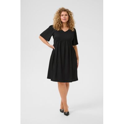 Kaffe Curve Jersey-Kleid mit regulärer Passform black Schwarz EU 50 / UK 22 Kaffe Curve Jersey-Kleid mit regulärer Passform black Schwarz EU 50 / UK 22