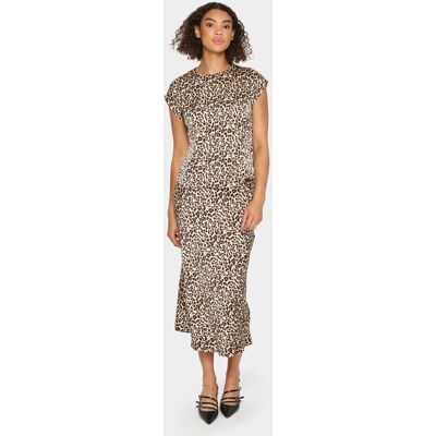 Saint Tropez Kurzarm-Bluse Gerade Passform Black Reg Leo leopard Leopard M Saint Tropez Kurzarm-Bluse Gerade Passform Black Reg Leo leopard Leopard M