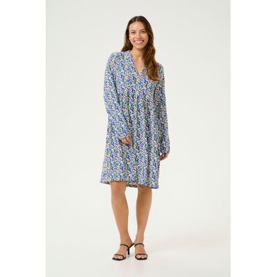 Kaffe Kleid Loose fit multicolour Mehrfarben M Kaffe Kleid Loose fit multicolour Mehrfarben M