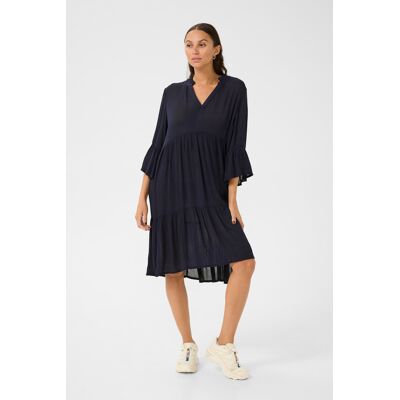 Kaffe Kleid A-shape dark blue Dunkelblau EU 40 / UK 12 Kaffe Kleid A-shape dark blue Dunkelblau EU 40 / UK 12