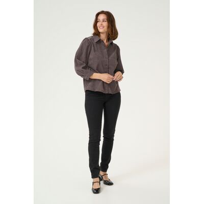 Kaffe Langarm - Hemd Regular fit Major Brown C. brown Braun EU 44 / UK 16 Kaffe Langarm - Hemd Regular fit Major Brown C. brown Braun EU 44 / UK 16