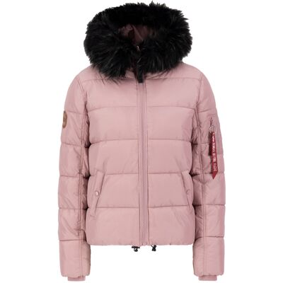 alpha industries Hooded Puffer Alpha Winter Jacket Women Hell-Pink XS alpha industries Hooded Puffer Alpha Winter Jacket Women Hell-Pink XS