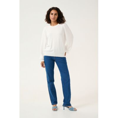 Kaffe Strickpullover Regular fit white Weiß L Kaffe Strickpullover Regular fit white Weiß L