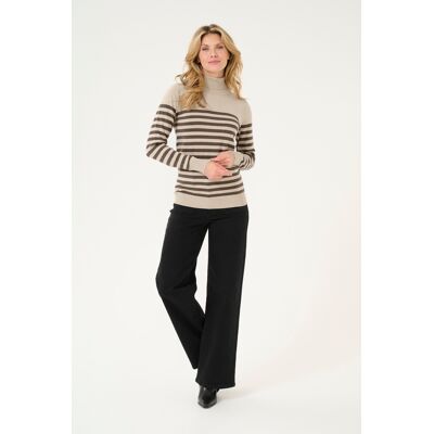 Kaffe Strickpullover Slim fit cream Creme XS Kaffe Strickpullover Slim fit cream Creme XS