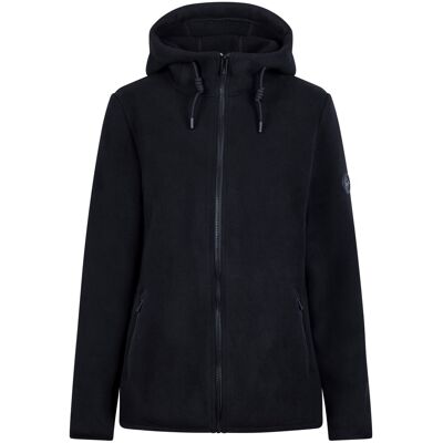 DLX Trespass - "Leila" Fleecejacke für Damen (Schwarz) Schwarz S DLX Trespass - "Leila" Fleecejacke für Damen (Schwarz) Schwarz S