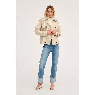 My Essential Wardrobe Jacke Loose fit cream Creme EU 40 / UK 12 My Essential Wardrobe Jacke Loose fit cream Creme EU 40 / UK 12