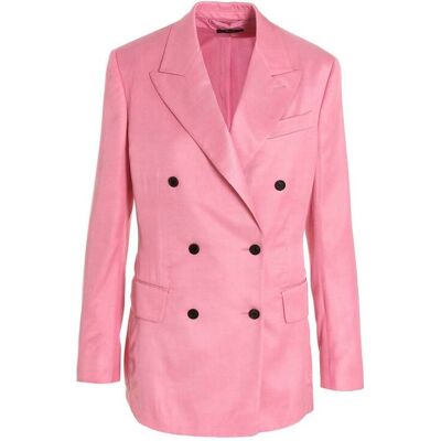 Tom Ford Zweireihiger Blazer Rosa EU 38 / IT 42 Tom Ford Zweireihiger Blazer Rosa EU 38 / IT 42