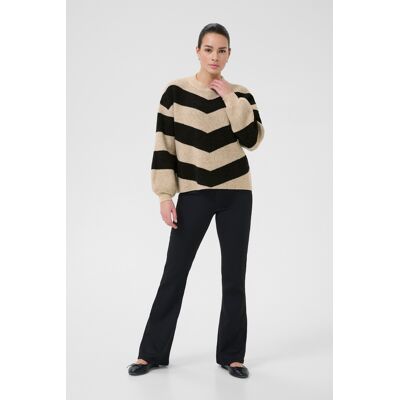 Kaffe Strickpullover KAverana Baggy fit beige Beige XL Kaffe Strickpullover KAverana Baggy fit beige Beige XL