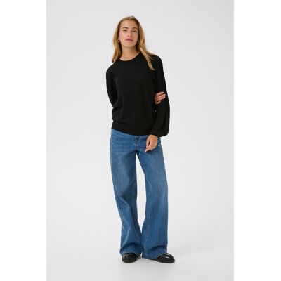 Kaffe Strickpullover KAlone Regular fit black Schwarz XS Kaffe Strickpullover KAlone Regular fit black Schwarz XS