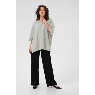 Kaffe Strickpullover KAniel Baggy fit light grey Hellgrau XS Kaffe Strickpullover KAniel Baggy fit light grey Hellgrau XS