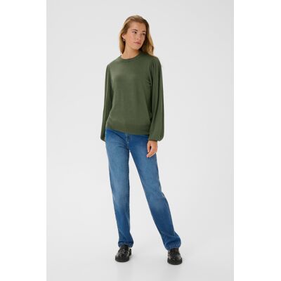Kaffe Strickpullover KAlone Regular fit green Grün XS Kaffe Strickpullover KAlone Regular fit green Grün XS