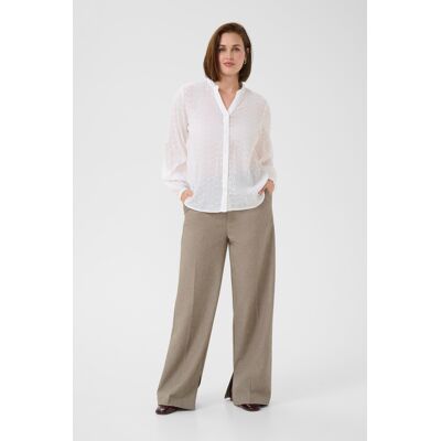 Kaffe Langarm - Hemd KAmay Regular fit white Weiß EU 46 / UK 18 Kaffe Langarm - Hemd KAmay Regular fit white Weiß EU 46 / UK 18