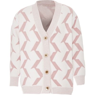 Mymo Strickjacke Frauen rosa Rose M Mymo Strickjacke Frauen rosa Rose M