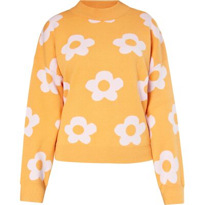 Mymo Pullover Frauen orange Orange XS Mymo Pullover Frauen orange Orange XS