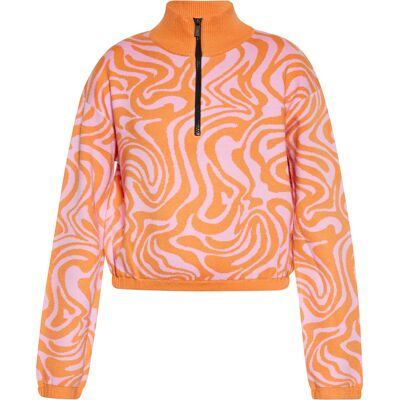 Mymo Pullover Frauen rosa-orange Orange XS Mymo Pullover Frauen rosa-orange Orange XS
