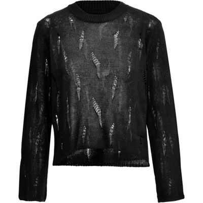 Mymo Pullover Frauen schwarz Schwarz XS/S Mymo Pullover Frauen schwarz Schwarz XS/S
