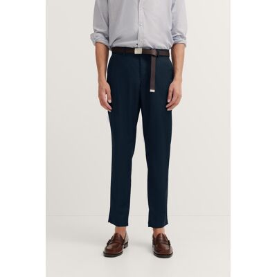 Bugatti Herren Chino aus Baumwoll-Mix Marine 40W/30L Bugatti Herren Chino aus Baumwoll-Mix Marine 40W/30L