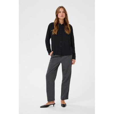 Kaffe Langarm - Hemd KAemilia Langarm - Hemd Loose fit black Schwarz EU 44 / UK 16 Kaffe Langarm - Hemd KAemilia Langarm - Hemd Loose fit black Schwarz EU 44 / UK 16