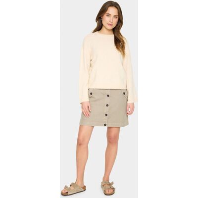 Saint Tropez Strickpullover LarnaSZ Strickpullover Lockere Passform offwhite Cremefarben L Saint Tropez Strickpullover LarnaSZ Strickpullover Lockere Passform offwhite Cremefarben L