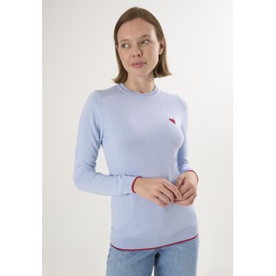 Felix Hardy Pullover Strickpullover Mit Rundhalsausschnitt Blau L Felix Hardy Pullover Strickpullover Mit Rundhalsausschnitt Blau L