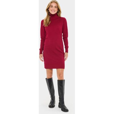 Saint Tropez Kleid U6801, Kleid Gerade Passform red Rot L Saint Tropez Kleid U6801, Kleid Gerade Passform red Rot L