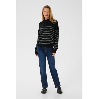 Kaffe Strickpullover KAlizz Strickpullover Loose fit black Schwarz S Kaffe Strickpullover KAlizz Strickpullover Loose fit black Schwarz S