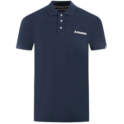 Aquascutum Unisex Erwachsene Boxed Logo Polo-Shirt (Marineblau) Marine M Aquascutum Unisex Erwachsene Boxed Logo Polo-Shirt (Marineblau) Marine M