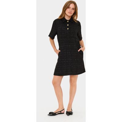 Saint Tropez Kleid NigellaSZ Kleid Lockere Passform Schwarz M Saint Tropez Kleid NigellaSZ Kleid Lockere Passform Schwarz M