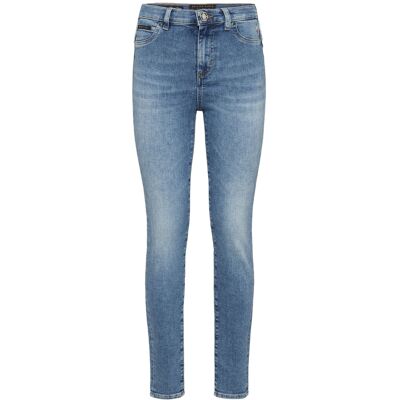 Philipp Plein Jeggings Mit Hoher Taille Hellblau 28 (Größe) Philipp Plein Jeggings Mit Hoher Taille Hellblau 28 (Größe)