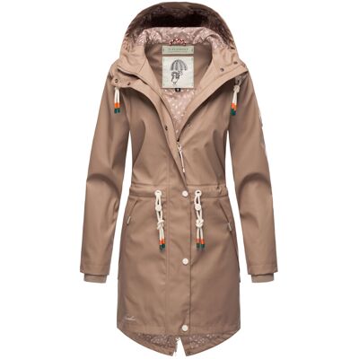 Navahoo Damen Regenjacke Tropical Stormoo – Wasserdicht & Stylisch Beige XS Navahoo Damen Regenjacke Tropical Stormoo – Wasserdicht & Stylisch Beige XS