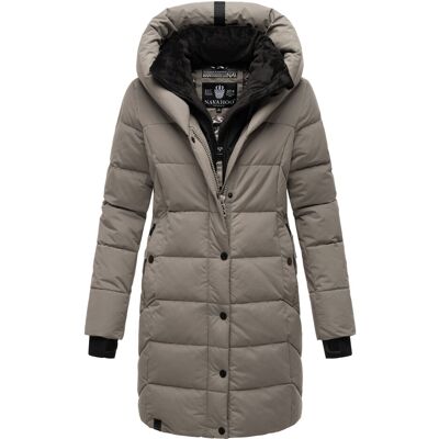 Navahoo Damen Steppjacke Knutschilein – Warm & Stylisch Grau L Navahoo Damen Steppjacke Knutschilein – Warm & Stylisch Grau L