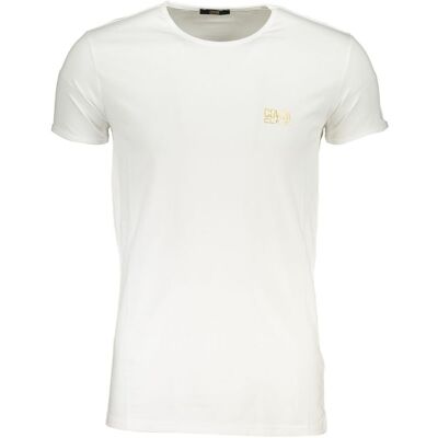 Cavalli Class T-Shirt mit kurzen Ärmeln und Rundhalsausschnitt Weiß 2XL Cavalli Class T-Shirt mit kurzen Ärmeln und Rundhalsausschnitt Weiß 2XL