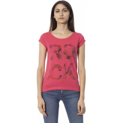 Trussardi Action Rock T-Shirt mit floralem Print und kurzen Ärmeln Hell-Pink M Trussardi Action Rock T-Shirt mit floralem Print und kurzen Ärmeln Hell-Pink M
