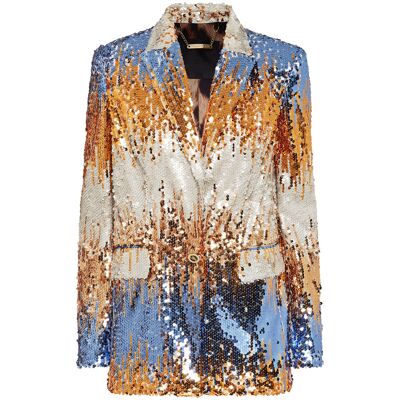 Philipp Plein Blazer Gothic Plein Blau S Philipp Plein Blazer Gothic Plein Blau S