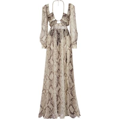 Philipp Plein Kleid Beige S Philipp Plein Kleid Beige S