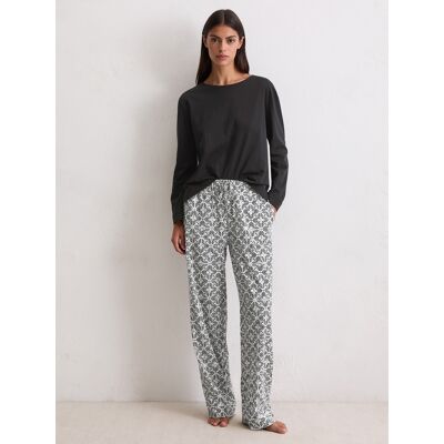 Marc O'Polo Pyjamaoberteil Mix N Match aus Baumwolle - Schwarz Schwarz XS Marc O'Polo Pyjamaoberteil Mix N Match aus Baumwolle - Schwarz Schwarz XS
