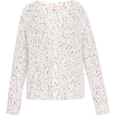 IZIA Strickjacke Frauen cremeweiß mehrfarbig Mehrfarben M/L IZIA Strickjacke Frauen cremeweiß mehrfarbig Mehrfarben M/L