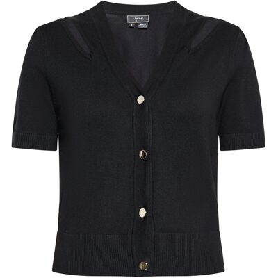 Faina Strickjacke Damen schwarz Schwarz S Faina Strickjacke Damen schwarz Schwarz S