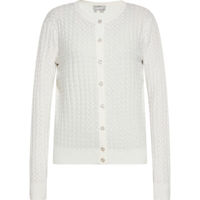 usha Strickjacke Damen Wollweiß Cremefarben L usha Strickjacke Damen Wollweiß Cremefarben L