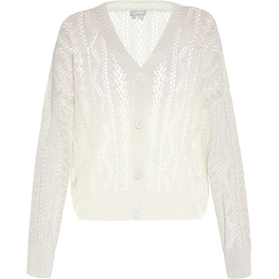 usha Strickjacke Damen Creme Creme M/L usha Strickjacke Damen Creme Creme M/L