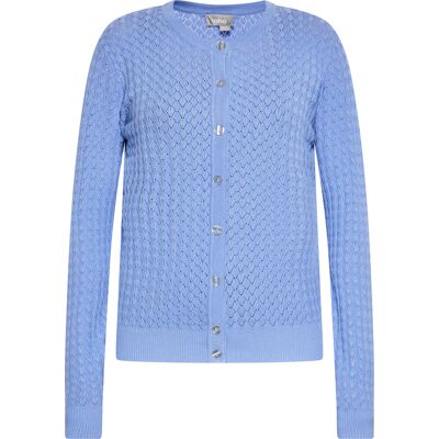 usha Strickjacke Damen taubenblau Blau M usha Strickjacke Damen taubenblau Blau M