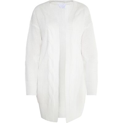 usha Langer Cardigan Damen weiss Weiß M/L usha Langer Cardigan Damen weiss Weiß M/L