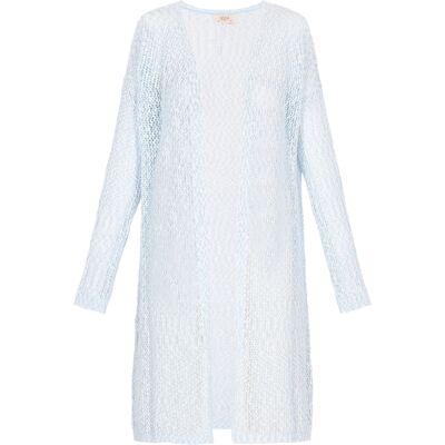 usha Strickjacke Frauen hellblau mehrfarbig Hellblau L usha Strickjacke Frauen hellblau mehrfarbig Hellblau L